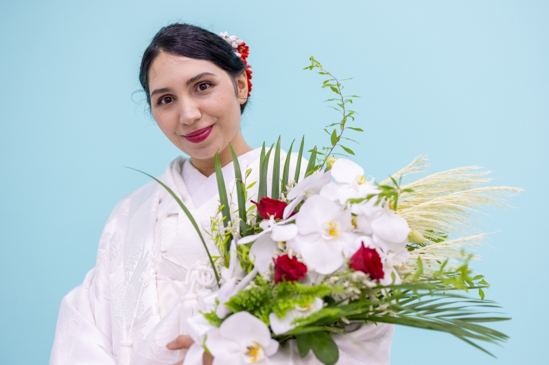 想い出に残る白無垢